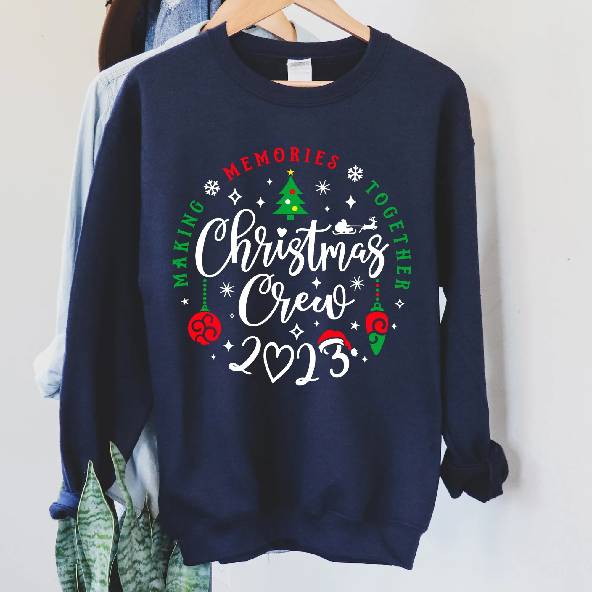 Christmas Crew Family Sweatshirt sold by Refinery Number One product image thumbnail 3
