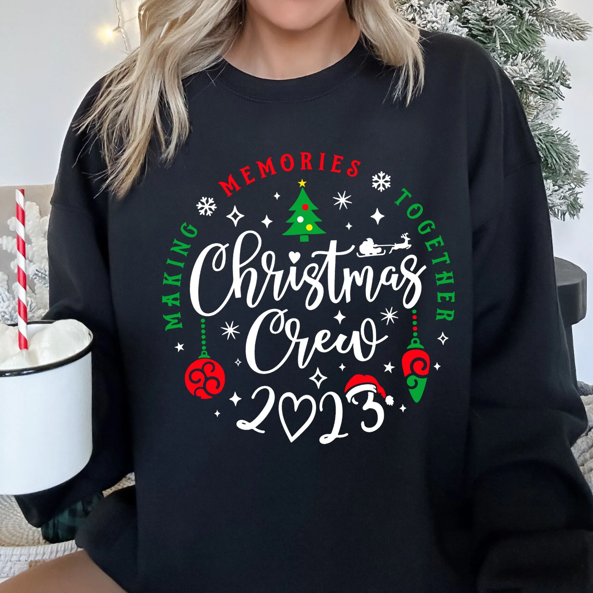 Christmas Crew Family Sweatshirt sold by Refinery Number One product image thumbnail 5