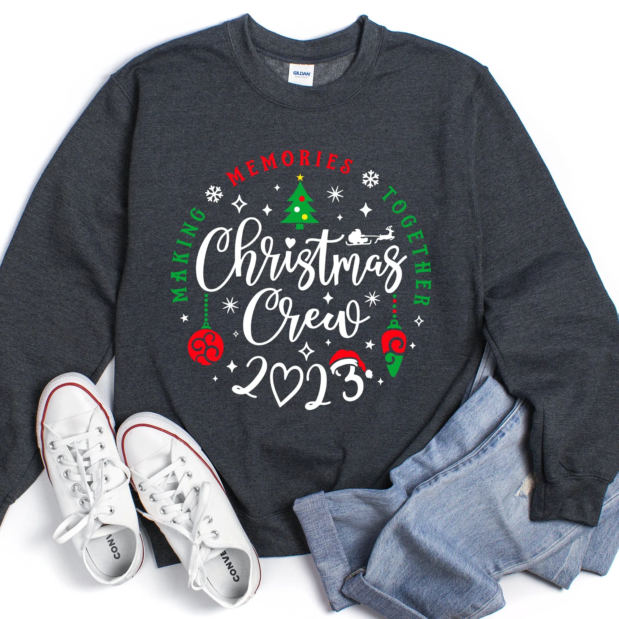 Christmas Crew Family Sweatshirt sold by Refinery Number One product image thumbnail 2