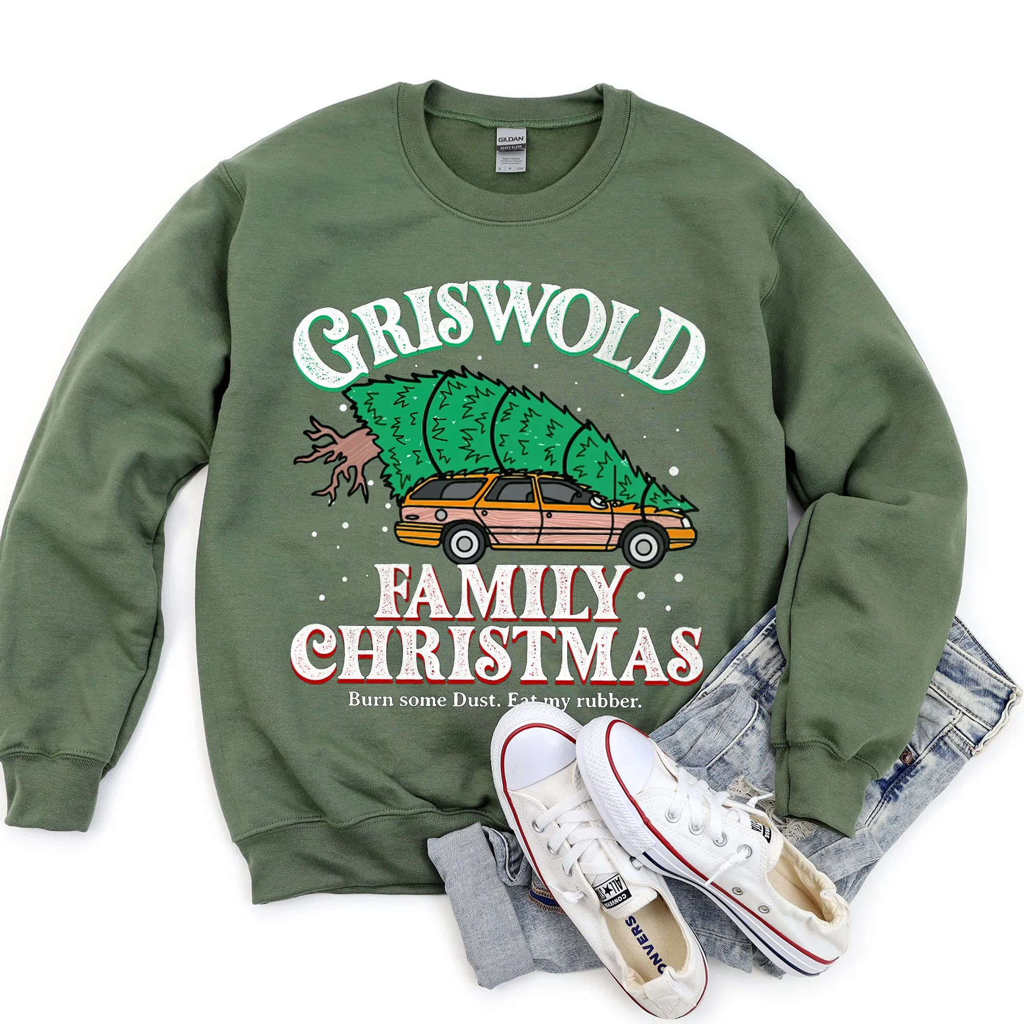 Griswold Family Christmas Sweatshirt sold by Refinery Number One product image thumbnail 5