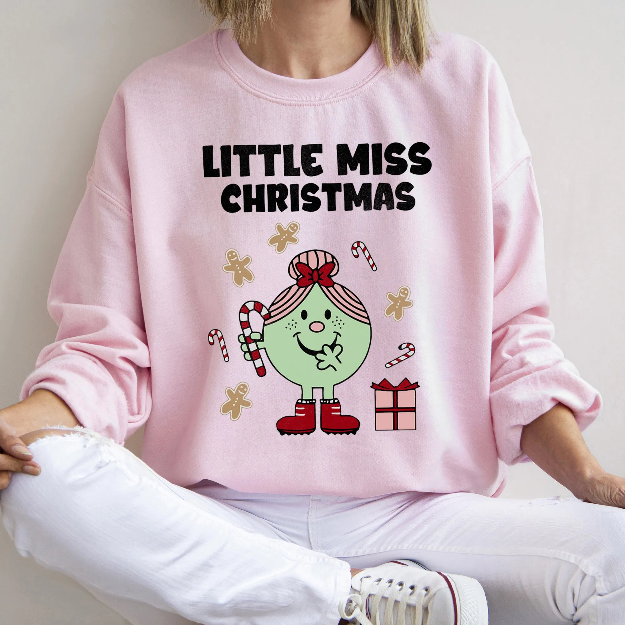 Little Miss Christmas, Classic, Vintage, Retro Sweatshirt sold by Refinery Number One product image thumbnail 3