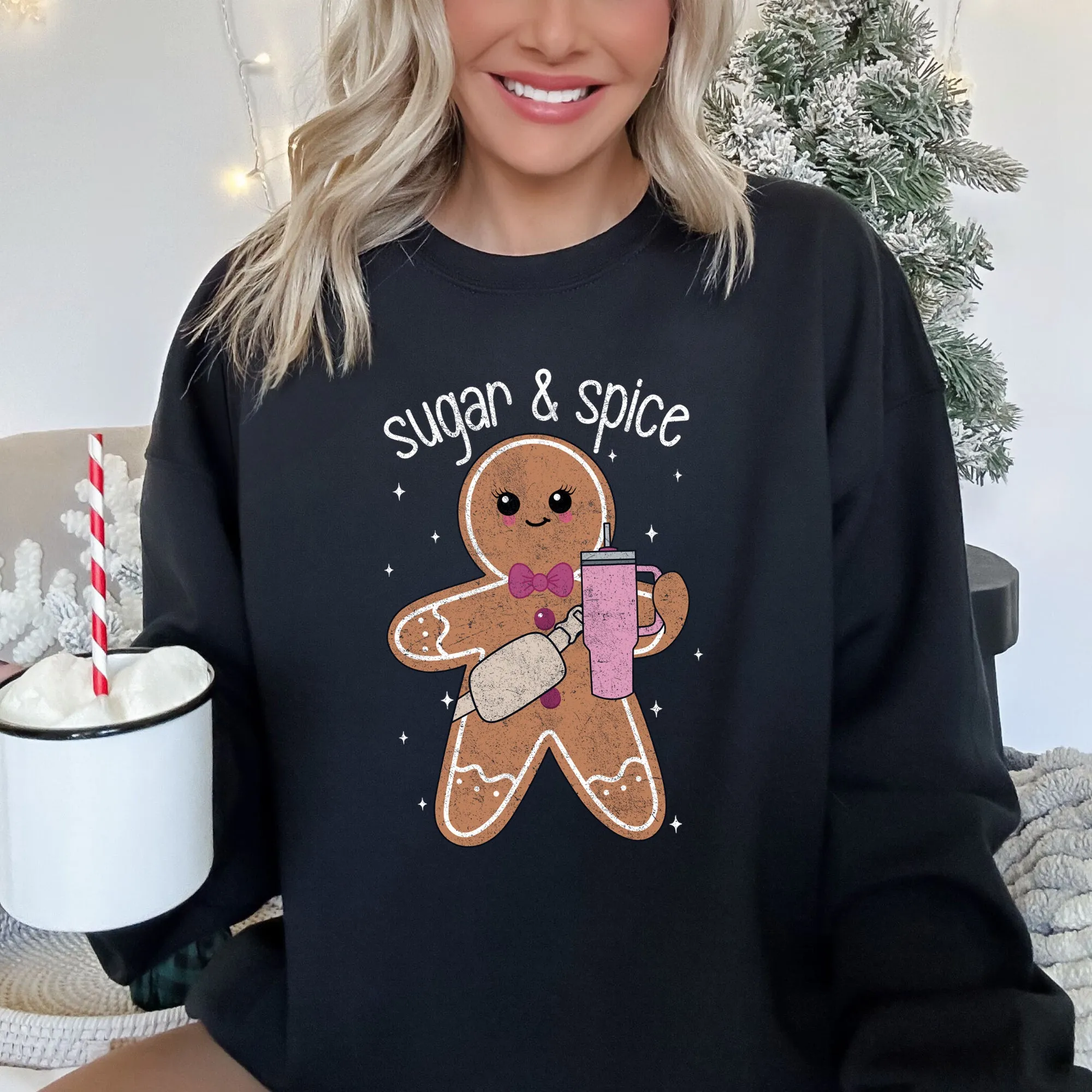 Super And Spice Gingerbread Man Stanley Holiday Edition Cozy Seasonal Collection Sweatshirt sold by Refinery Number One product image thumbnail 4