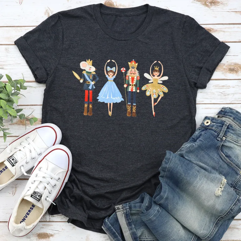 Nutcracker Ballet Christmas, Beautiful, Dance, Ballerina Super Soft Tshirt sold by Refinery Number One