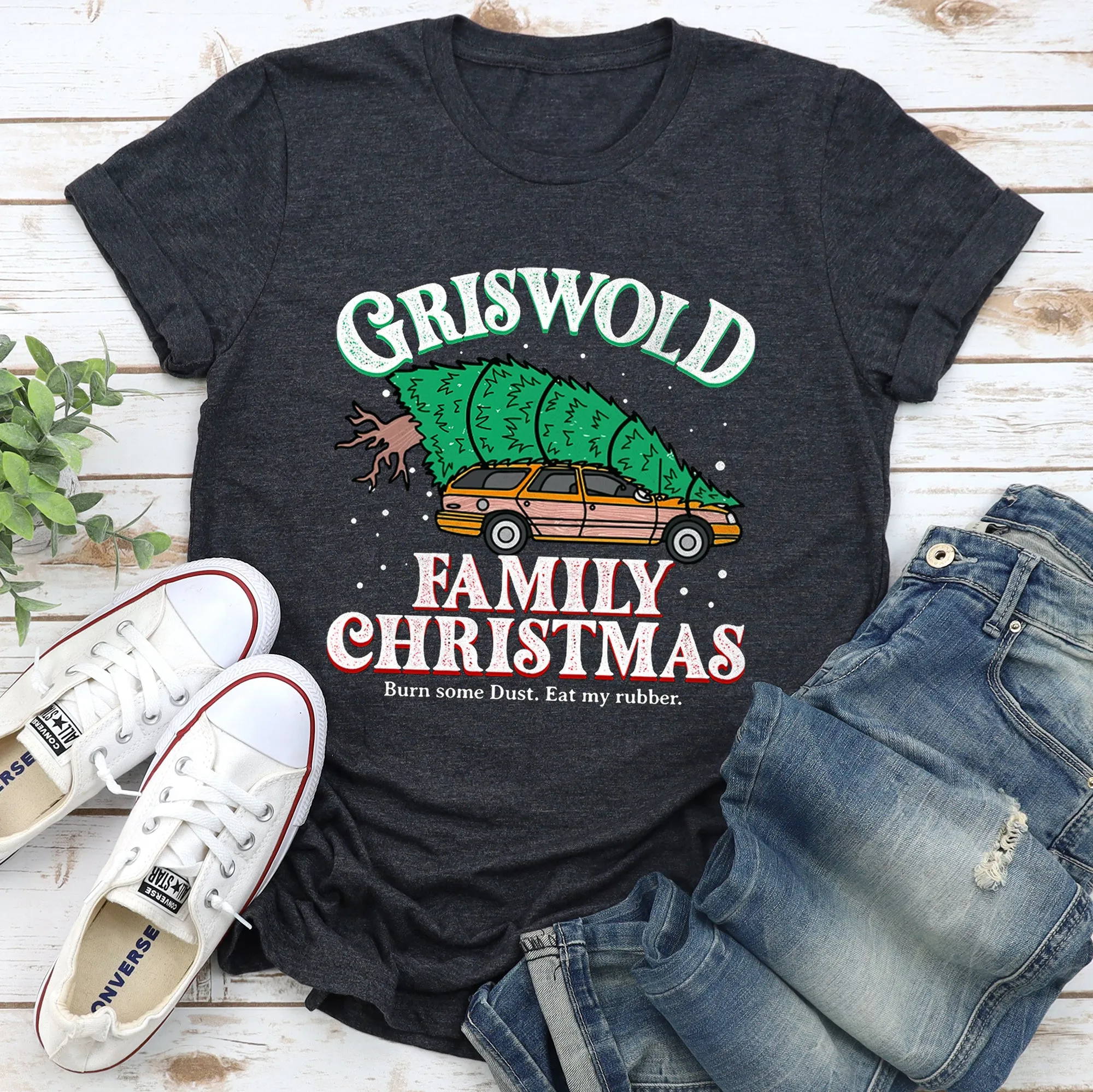 Griswold Family Christmas Tree, Vacation, Retro, Classic, Movie Super Soft Tshirt sold by Refinery Number One product image thumbnail 3