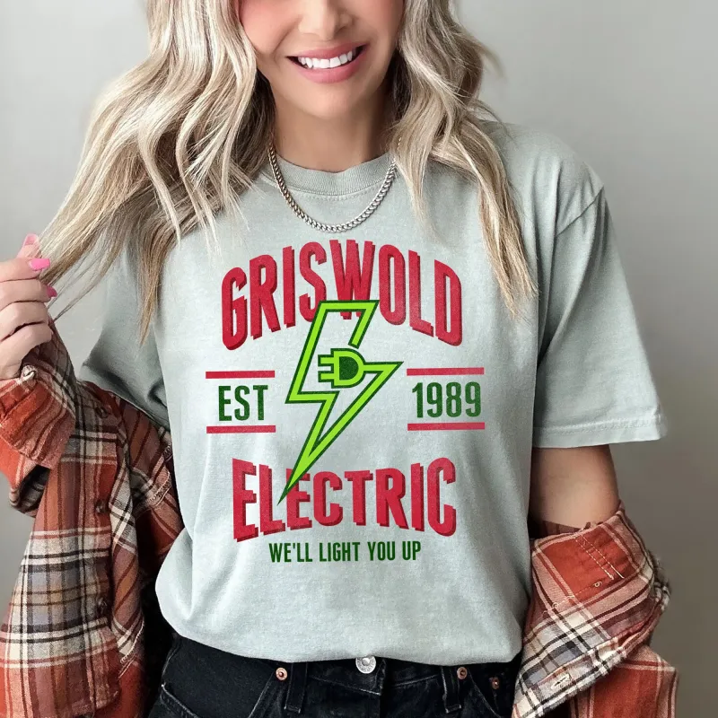 Griswold Electric Company, Classic Movie, Funny, Christmas Lights, Comfort Colors,Tshirt sold by Refinery Number One