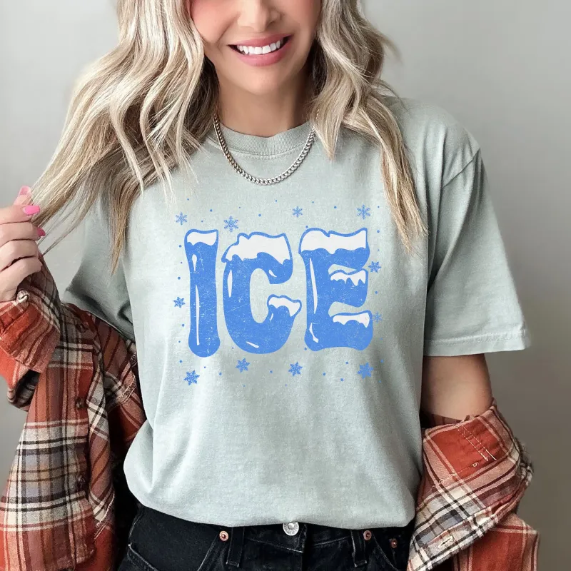 Ice, Christmas Winter, Cold, Retro, Comfort Colors, Tshirt sold by Refinery Number One