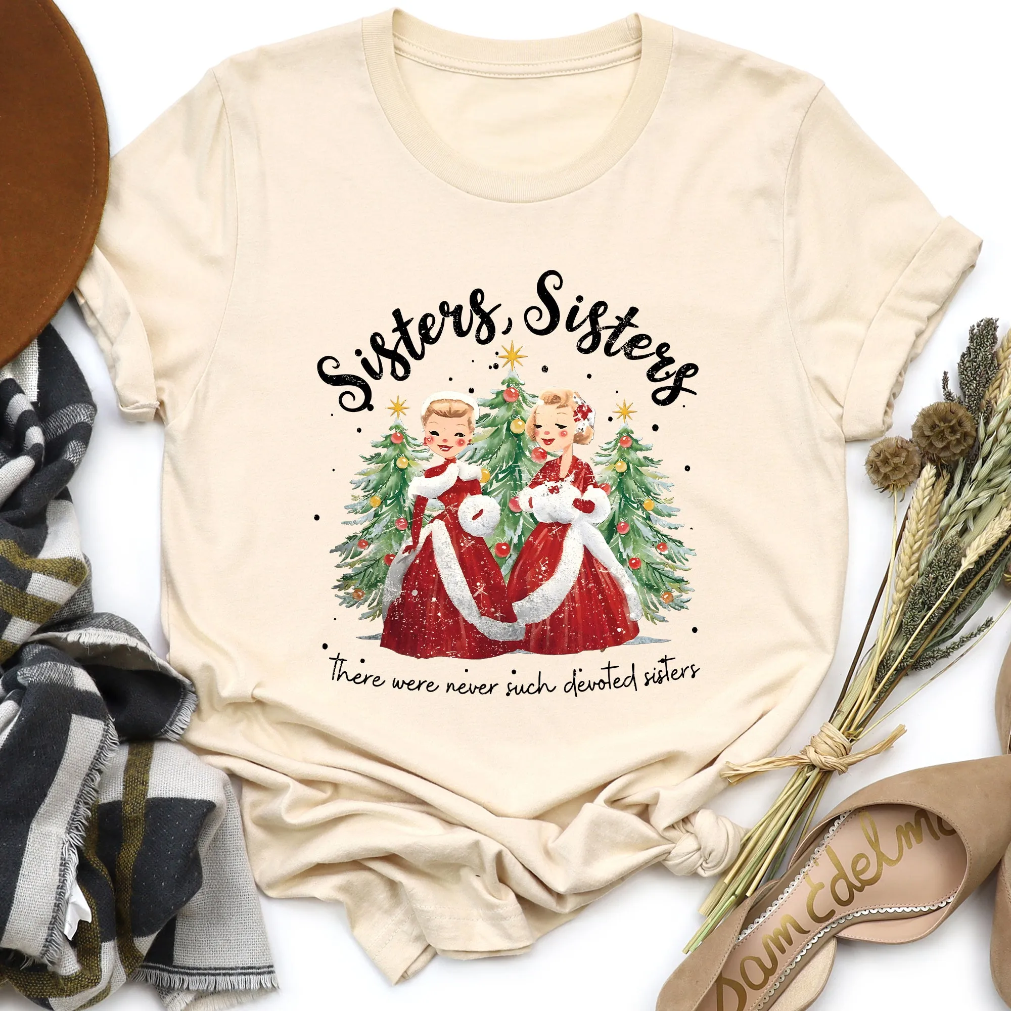 Sisters, White Christmas, Movie, Super Soft Tshirt, Classic, Musical sold by Refinery Number One product image thumbnail 5