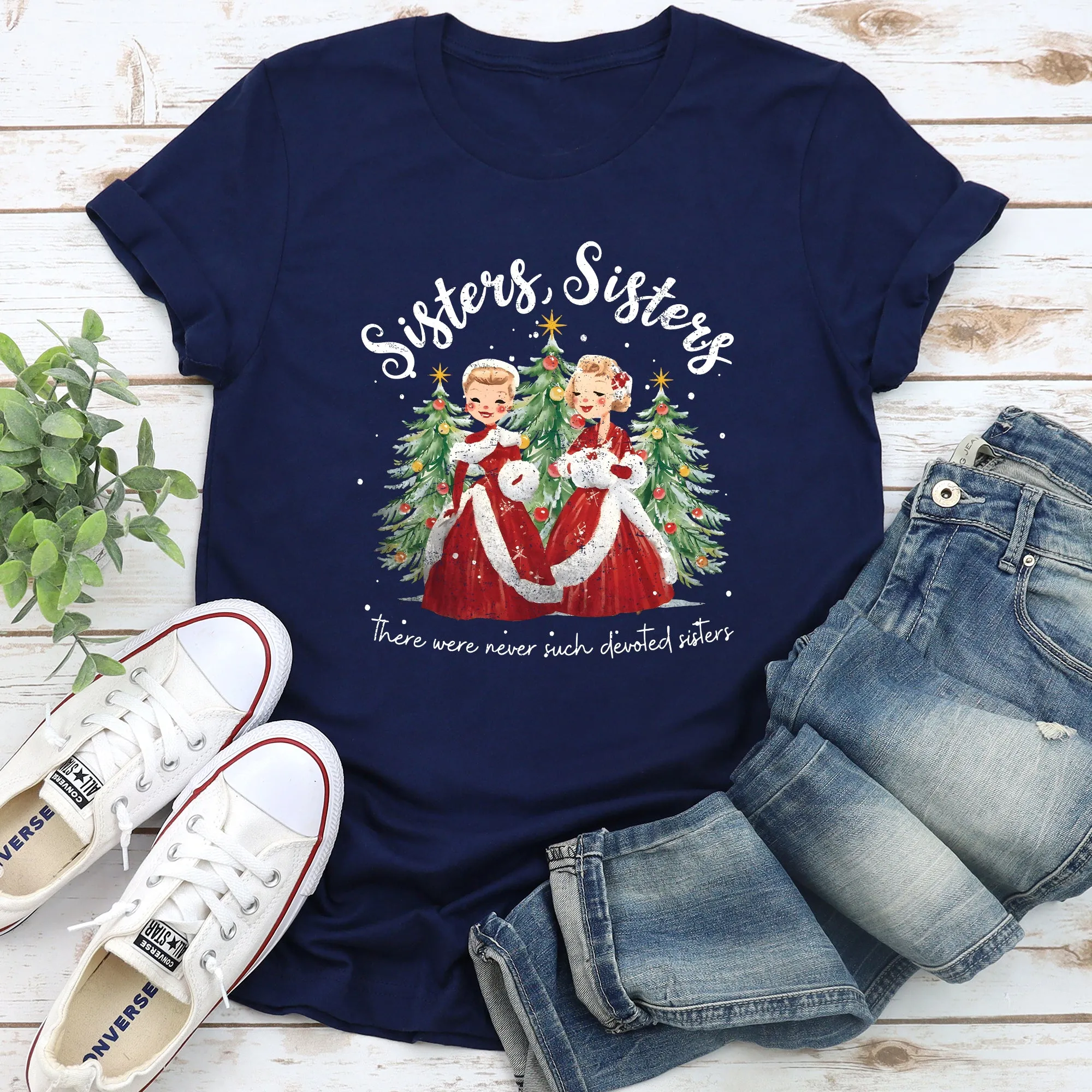 Sisters, White Christmas, Movie, Super Soft Tshirt, Classic, Musical sold by Refinery Number One product image thumbnail 3