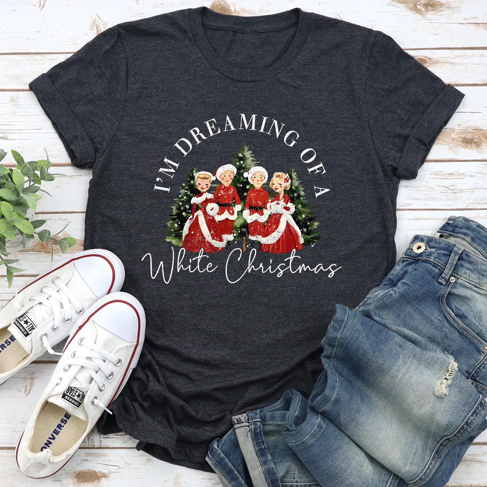 I'm Dreaming Of A White Christmas Movie, Super Soft Tshirt, Classic, Musical sold by Refinery Number One product image thumbnail 5
