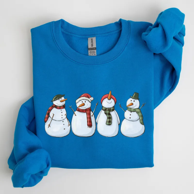 Adorable Snowman, Christmas, Winter, Santa, Xmas Sweatshirt sold by Refinery Number One
