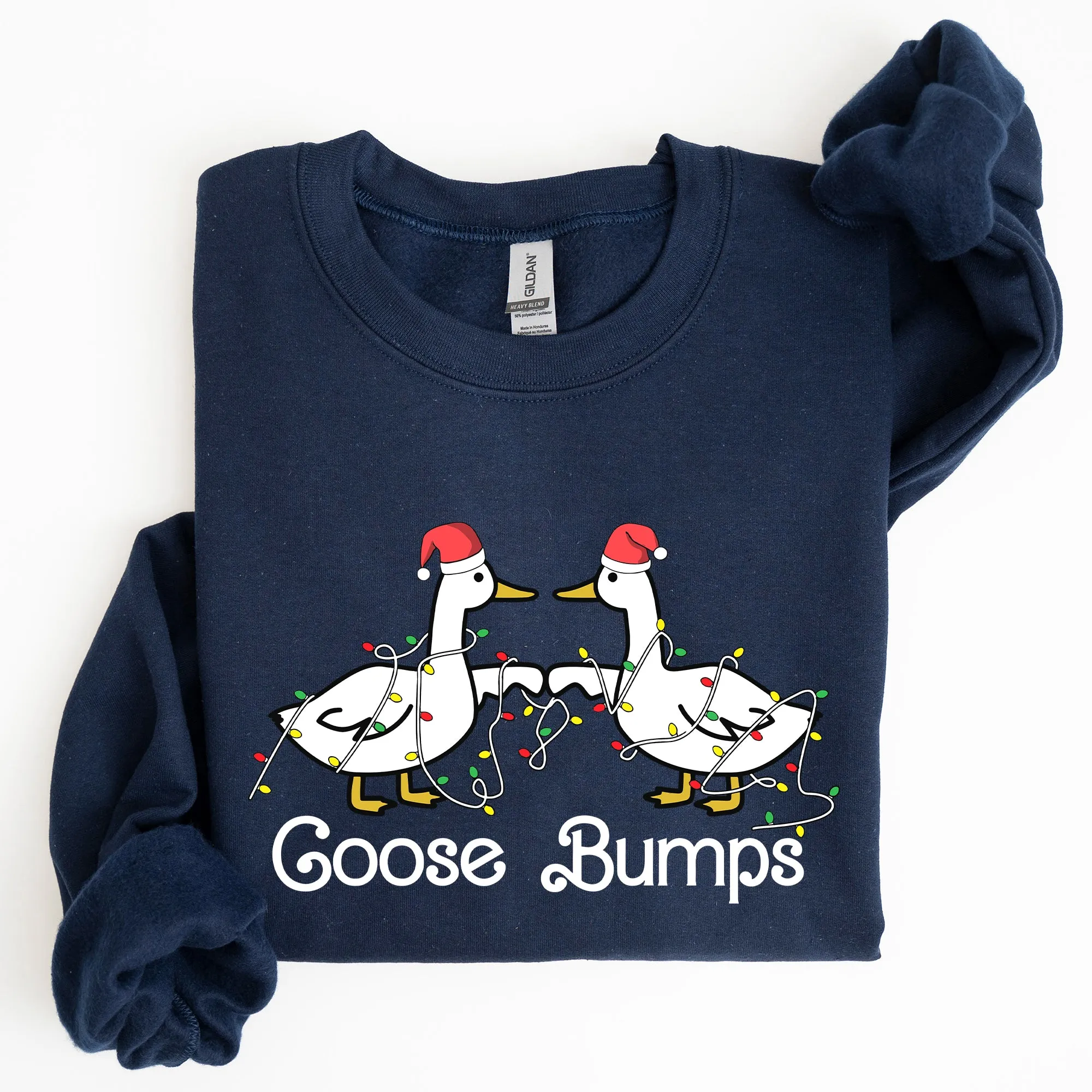Goose Fist Bumps, Christmas, Santa, Cute, Funny, Xmas Sweatshirt sold by Refinery Number One product image thumbnail 5