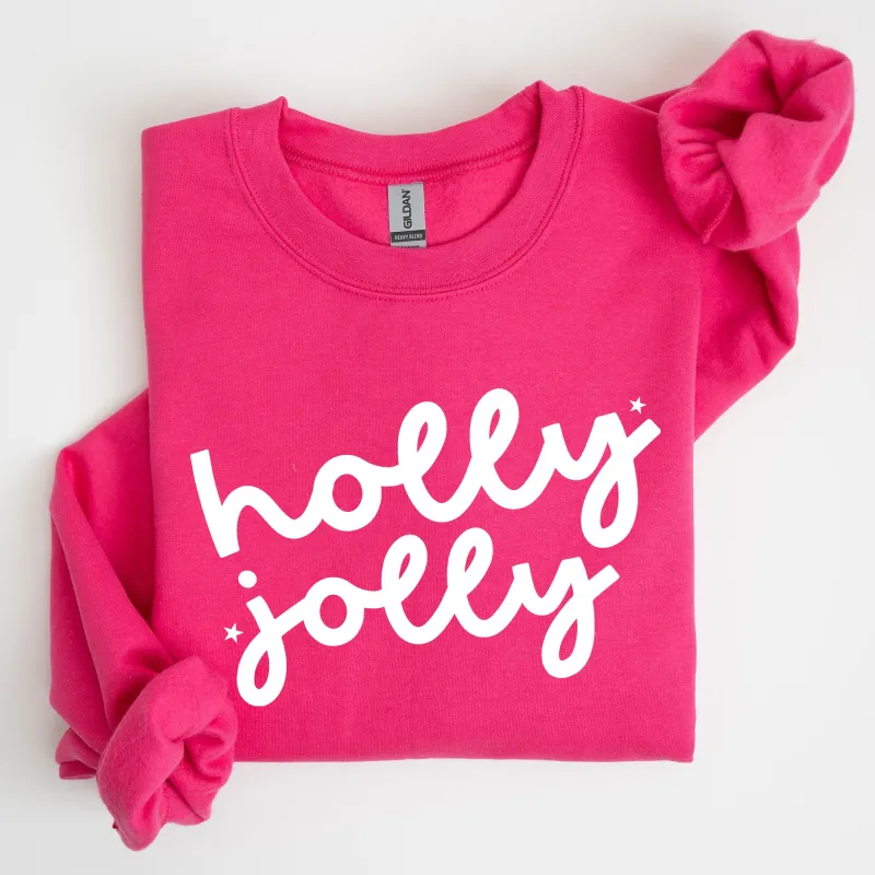 Holly Jolly, Retro Christmas, Classic, Winter, Santa, Xmas Sweatshirt sold by Refinery Number One
