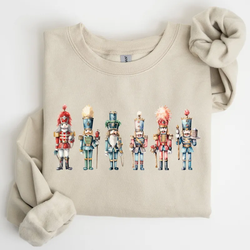 Nutcrackers, Christmas, Santa, Winter, Xmas, Snow, Winter, Ballet Sweatshirt sold by Refinery Number One