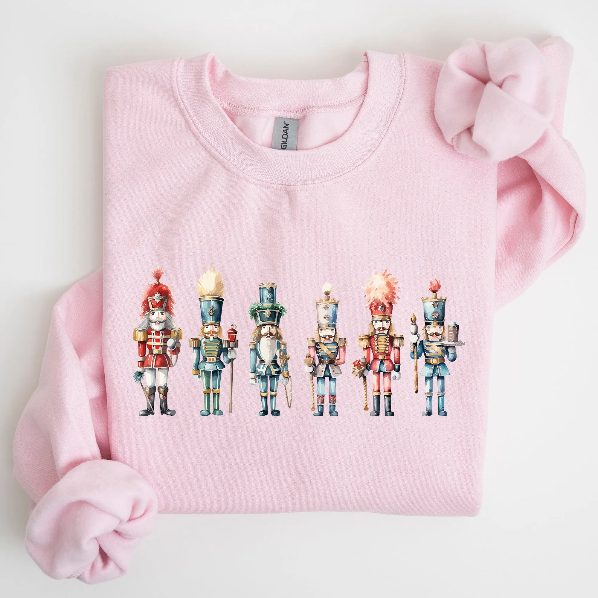 Nutcrackers, Christmas, Santa, Winter, Xmas, Snow, Winter, Ballet Sweatshirt sold by Refinery Number One product image thumbnail 3