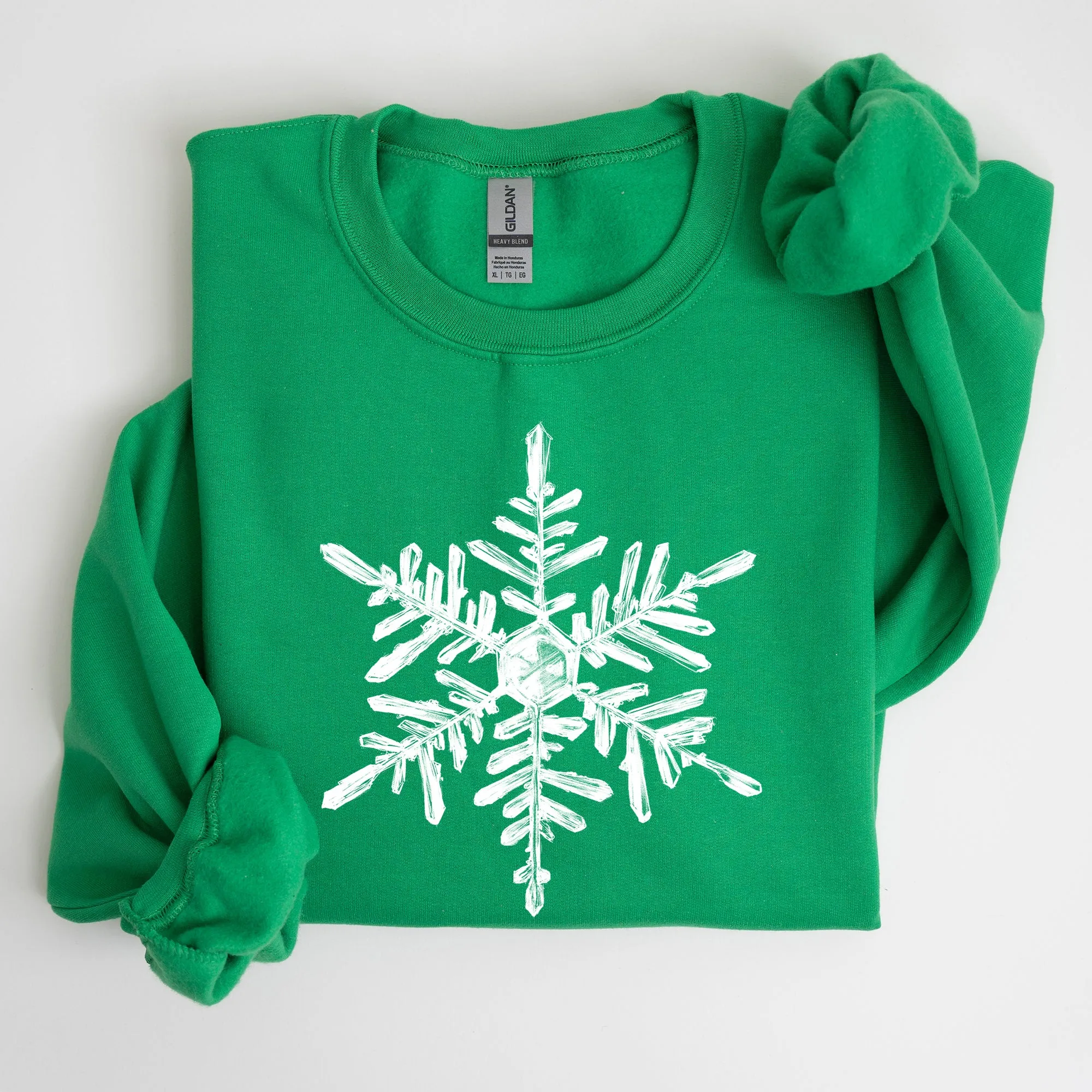 Snowflake, Beautiful, Winter, Christmas, Snow, Xmas Sweatshirt sold by Refinery Number One product image thumbnail 4