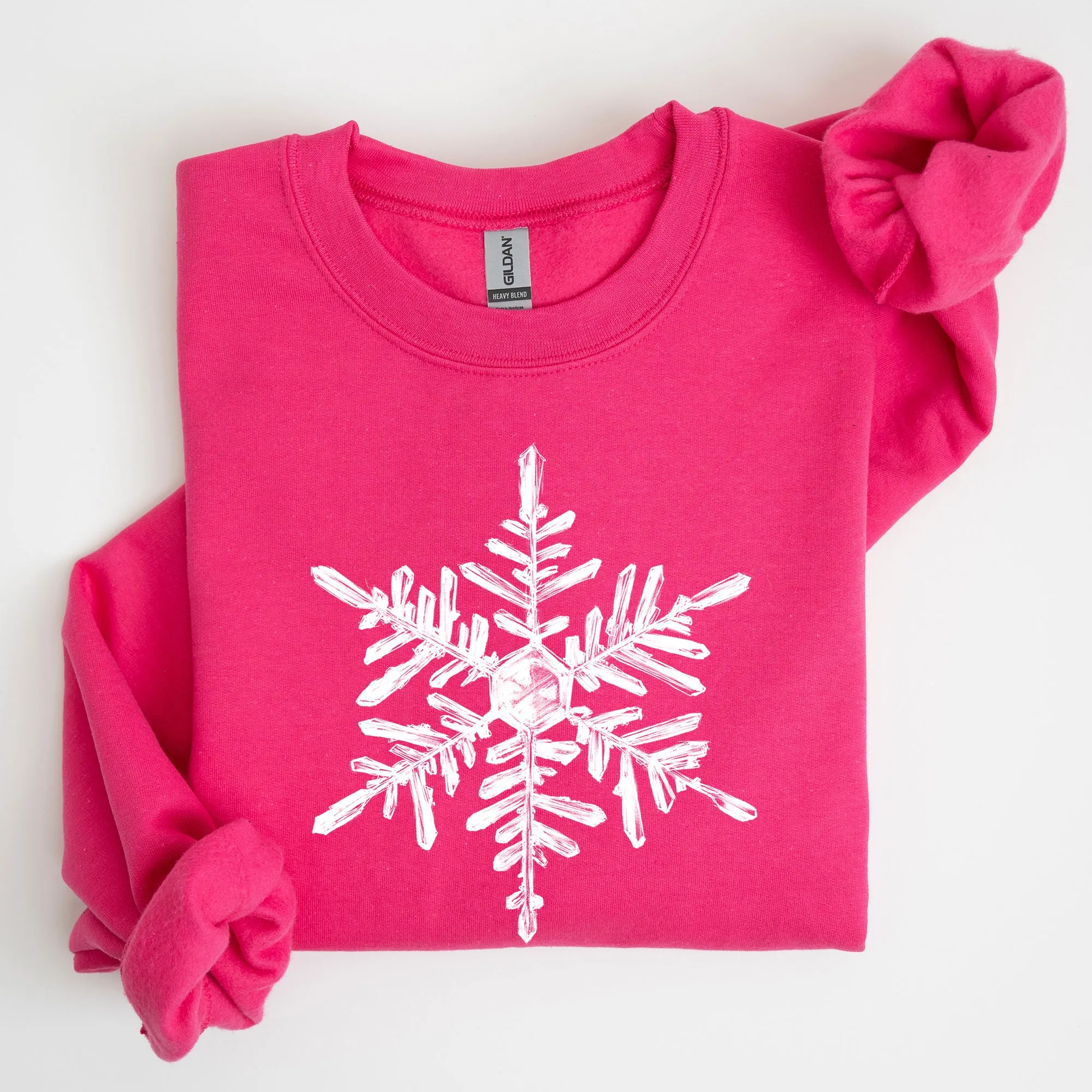 Snowflake, Beautiful, Winter, Christmas, Snow, Xmas Sweatshirt sold by Refinery Number One product image thumbnail 3