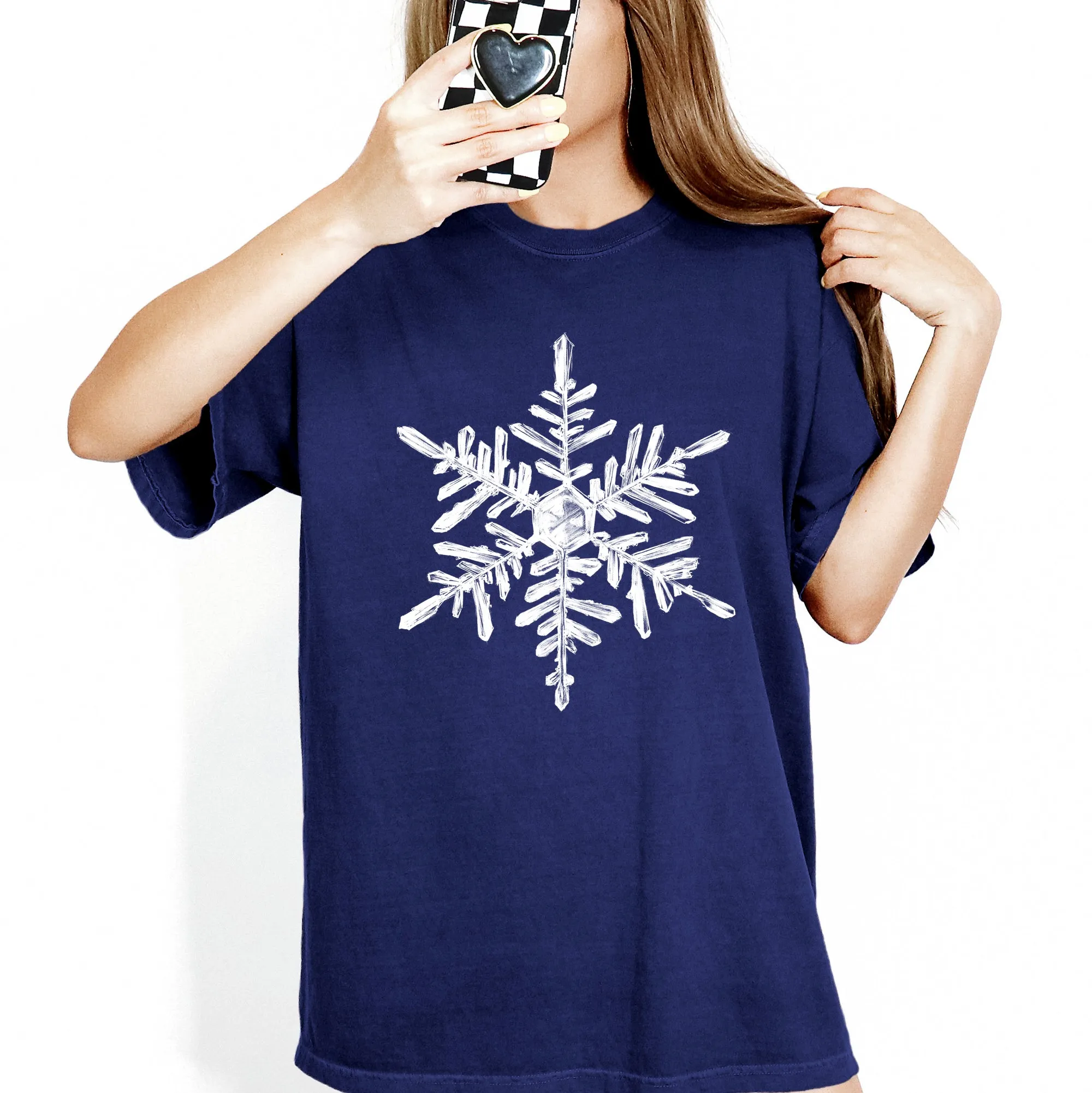 Snowflake, Beautiful, Winter, Christmas, Snow, Xmas Tshirt Comfort Colors T-Shirt sold by Refinery Number One