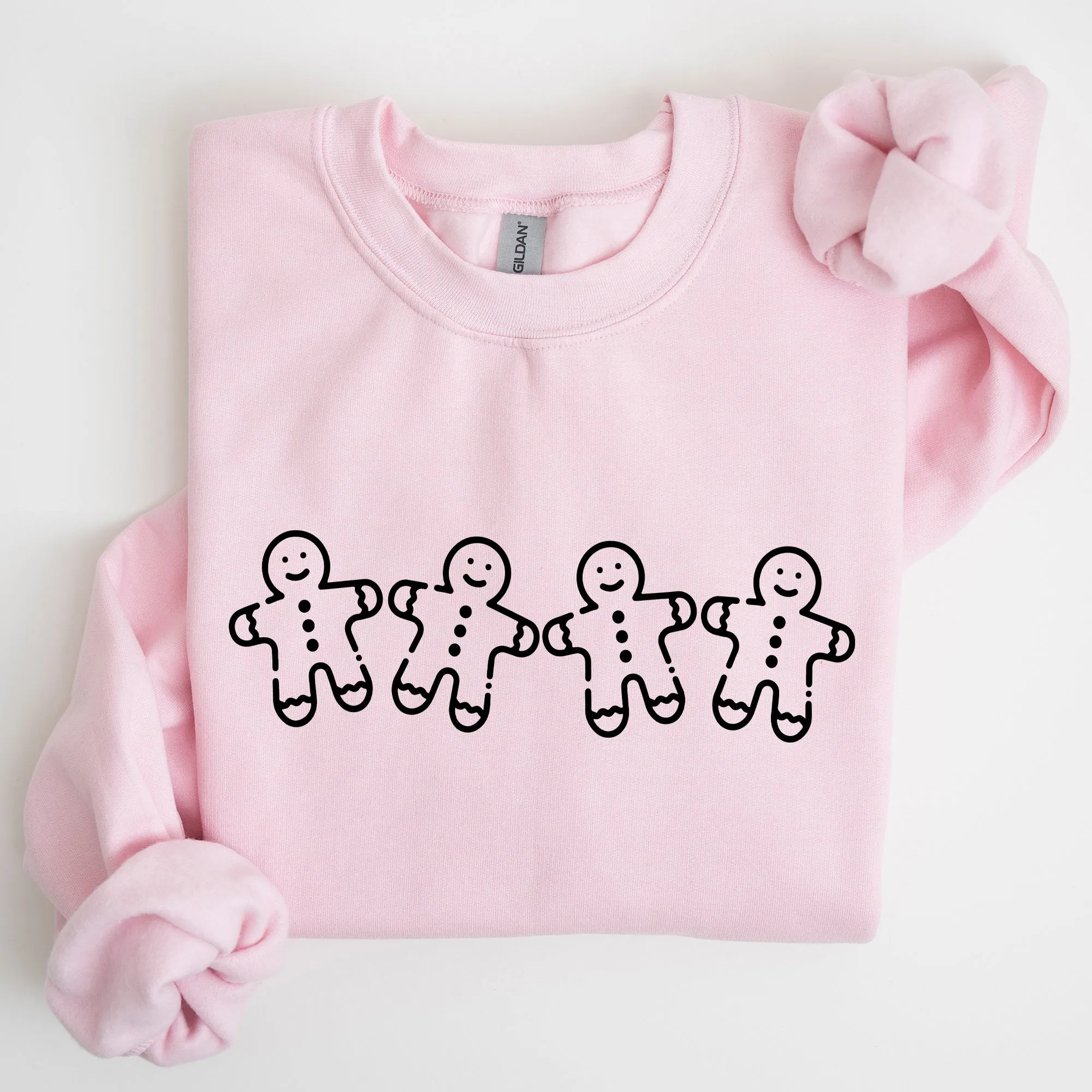 Gingerbread Men, Christmas, Cute, Classic, Traditional, Winter, Santa Sweatshirt sold by Refinery Number One product image thumbnail 3