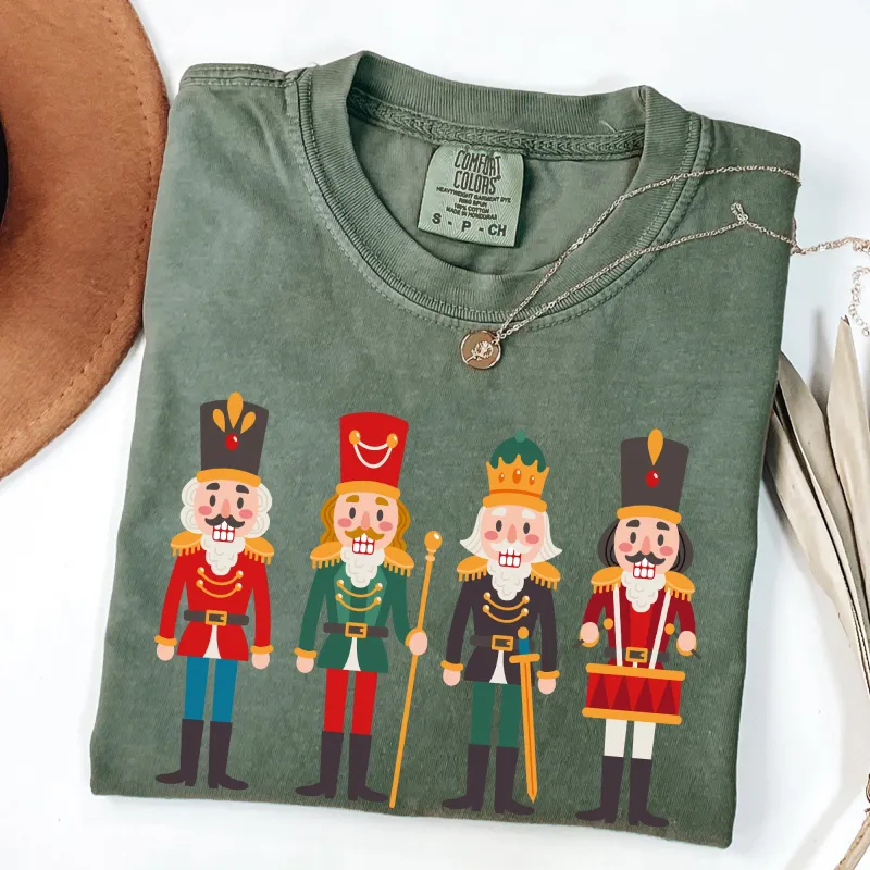 Nutcrackers, Christmas, Classic, Winter, Decorations Tshirt Comfort Colors T-Shirt sold by Refinery Number One