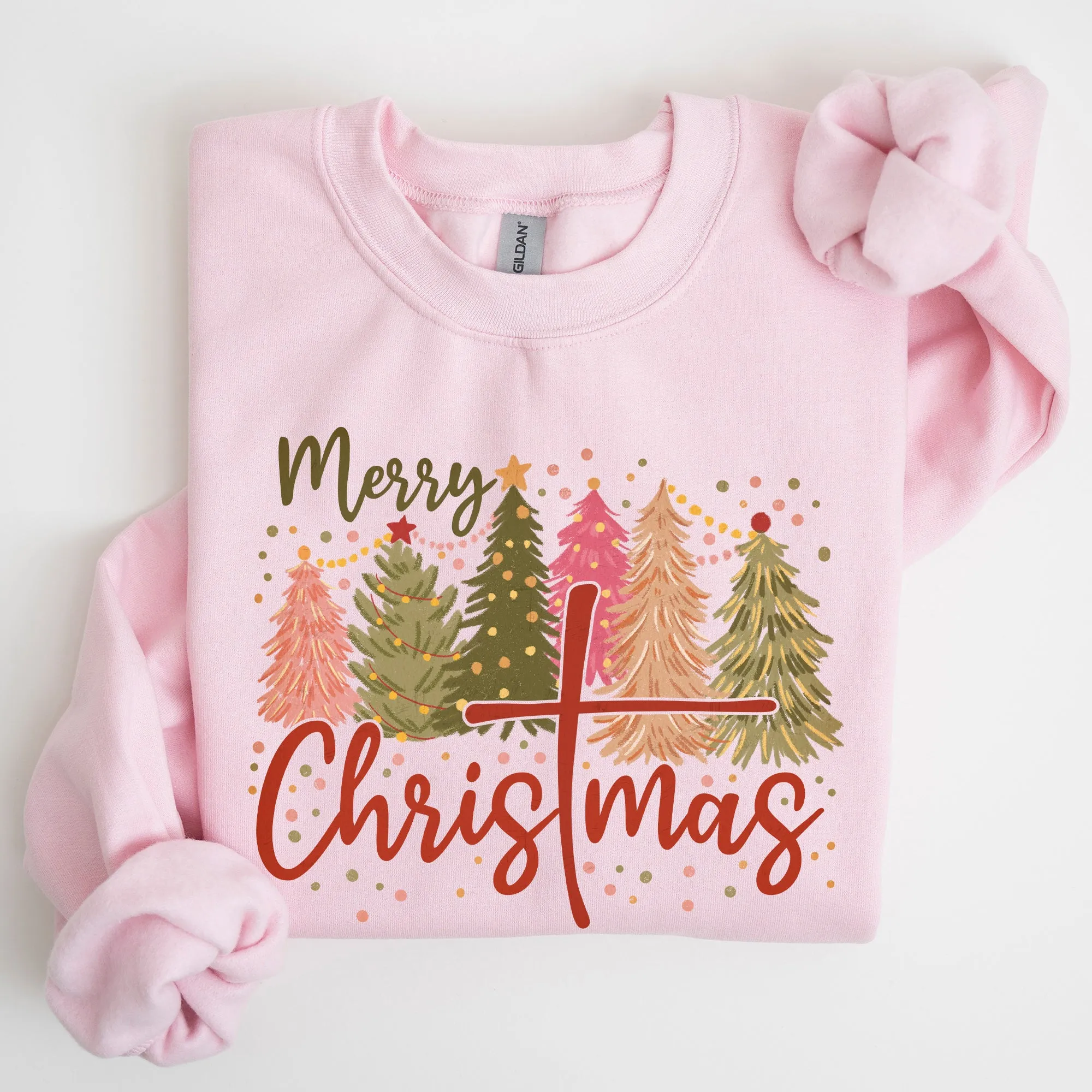 Merry Christmas, Christ, Religious, Gospel, Faith Sweatshirt sold by Refinery Number One product image thumbnail 3