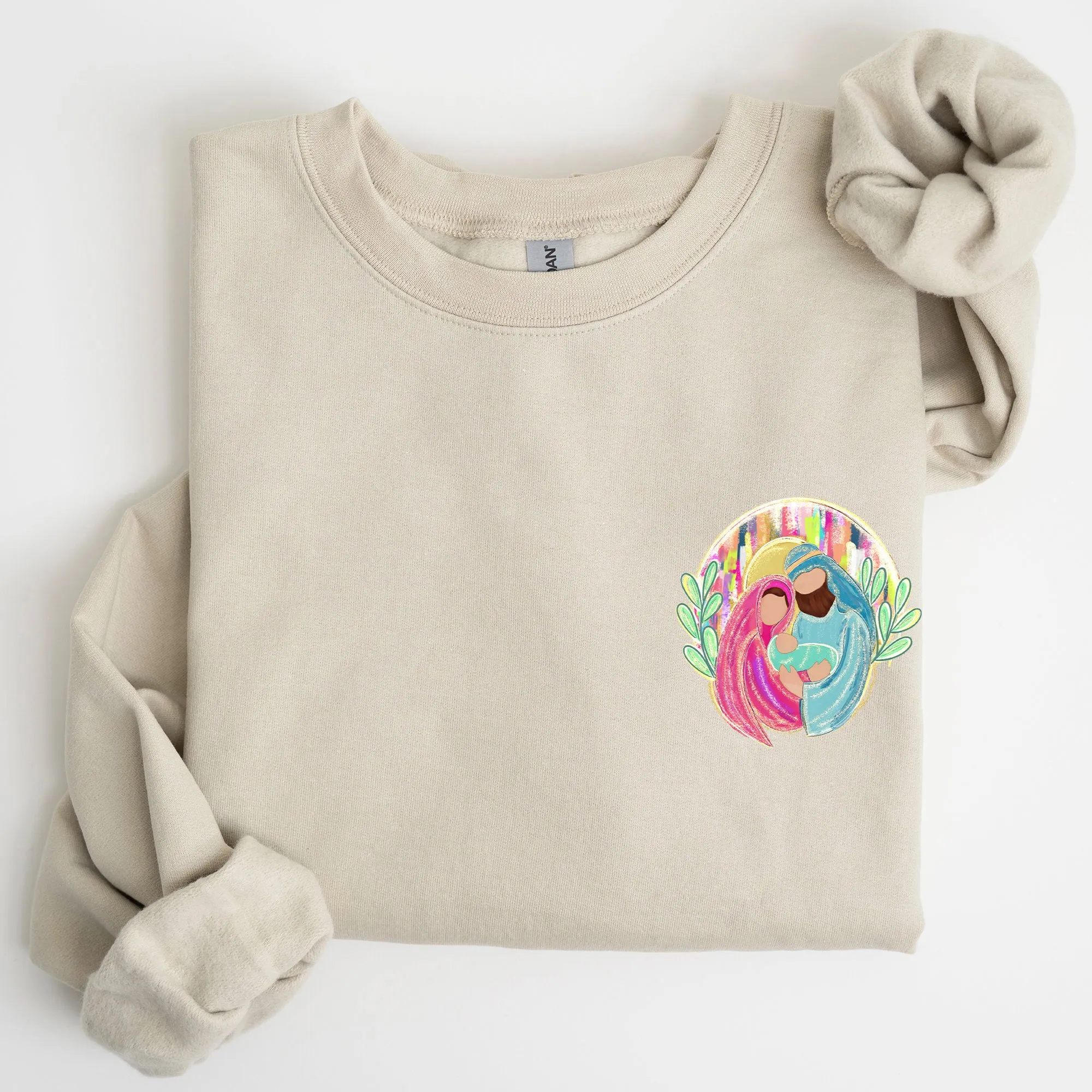 True Story, Nativity, Pocket, Christmas, Christian, Faith, Gospel Sweatshirt sold by Refinery Number One product image thumbnail 4