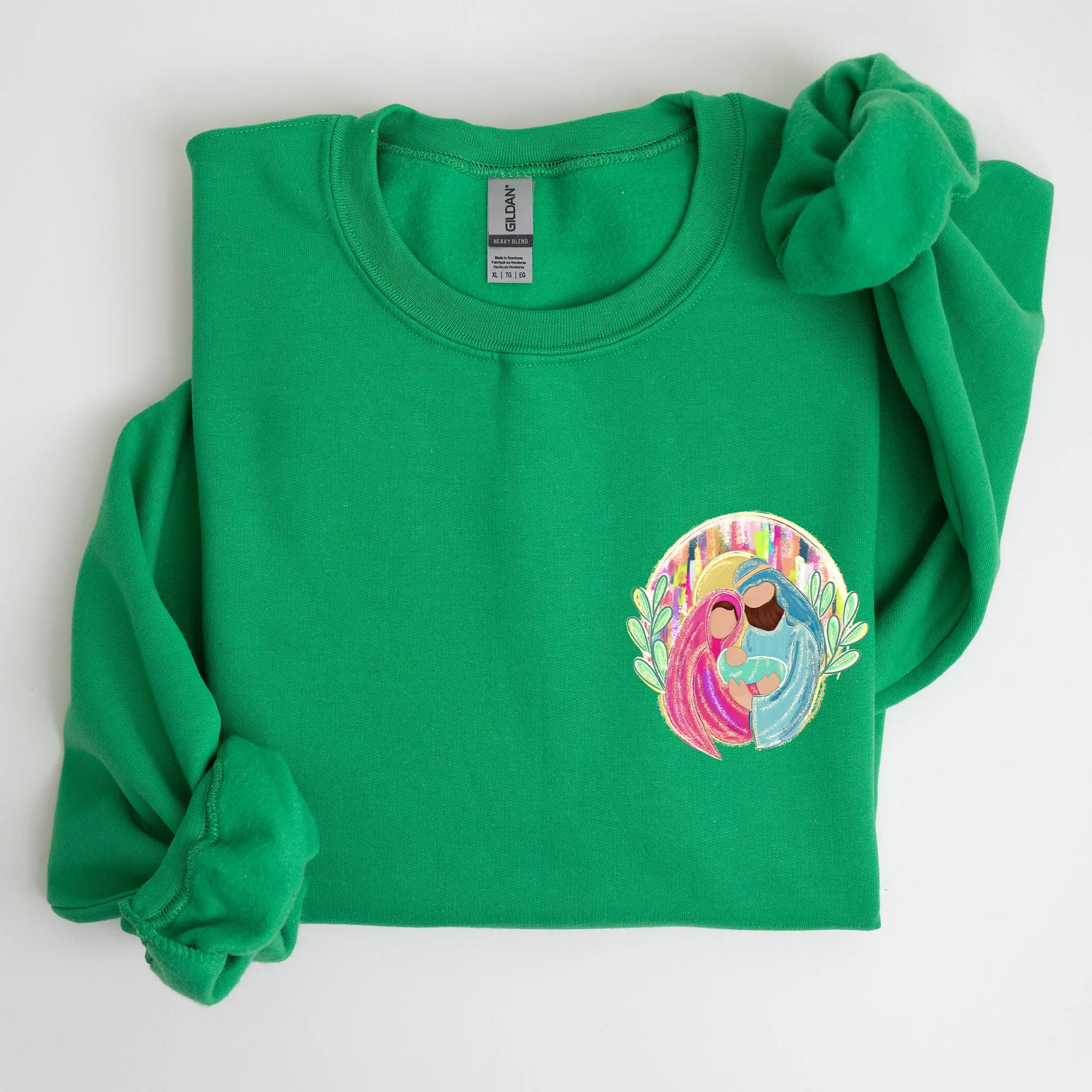 True Story, Nativity, Pocket, Christmas, Christian, Faith, Gospel Sweatshirt sold by Refinery Number One