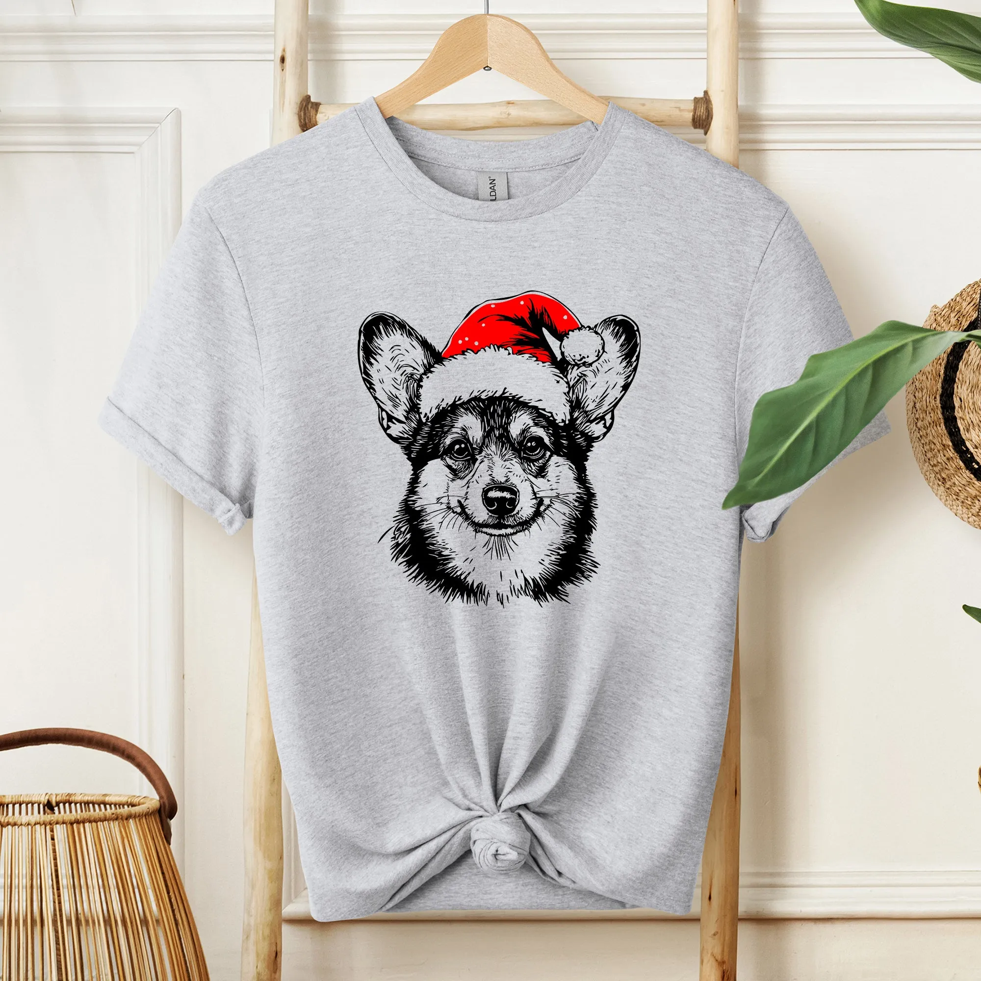 Corgi, Santa, Dog, Christmas, Dog Lover, Pet T-Shirt Comfort Colors T-Shirt sold by Refinery Number One product image thumbnail 3