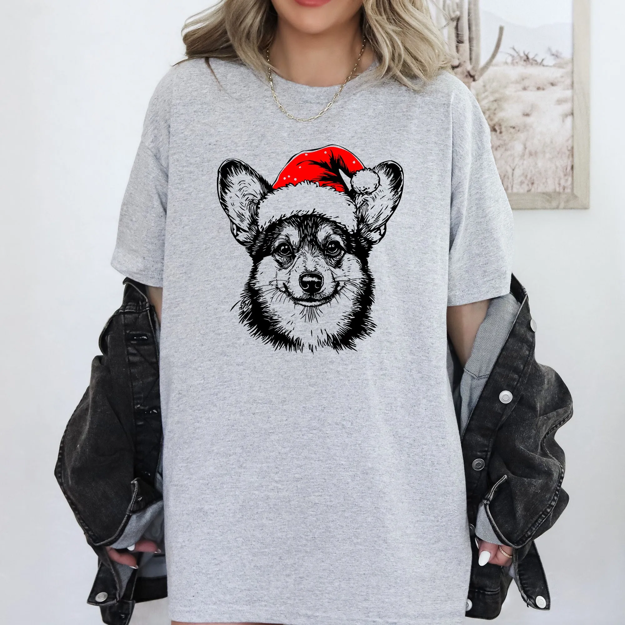 Corgi, Santa, Dog, Christmas, Dog Lover, Pet T-Shirt Comfort Colors T-Shirt sold by Refinery Number One product image thumbnail 4