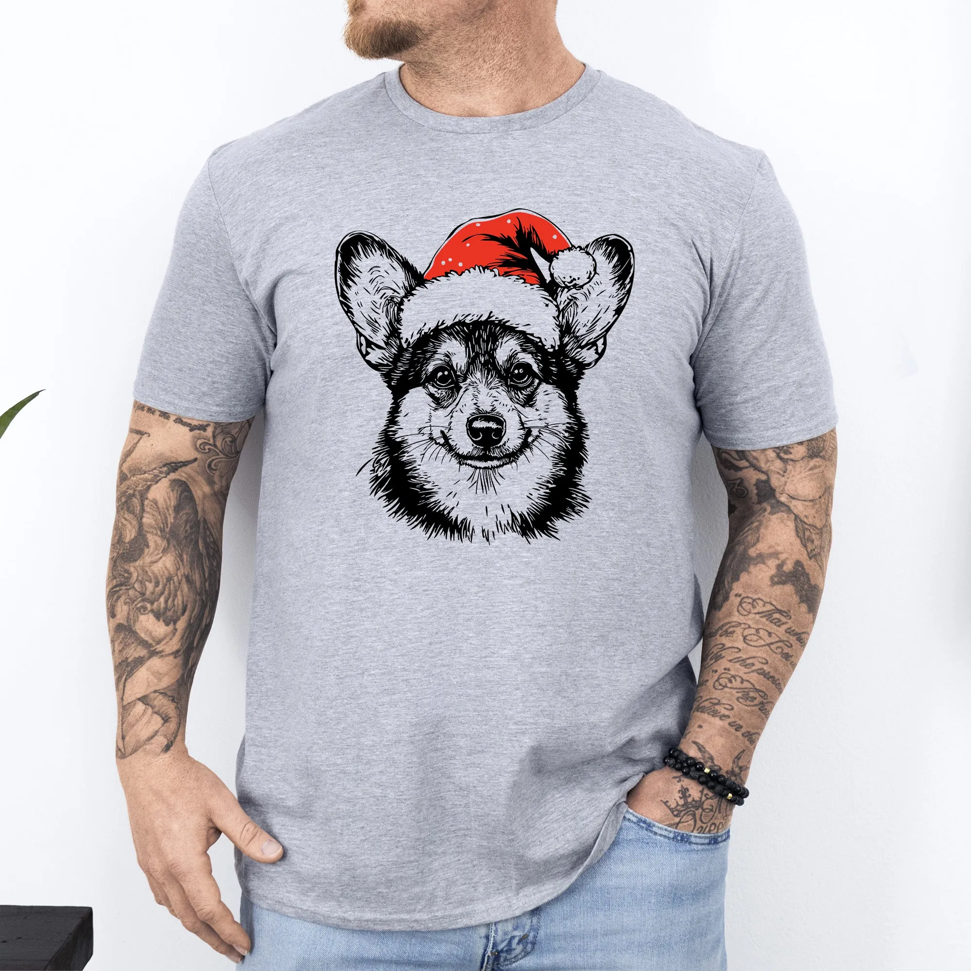 Corgi, Santa, Dog, Christmas, Dog Lover, Pet T-Shirt Comfort Colors T-Shirt sold by Refinery Number One product image thumbnail 2