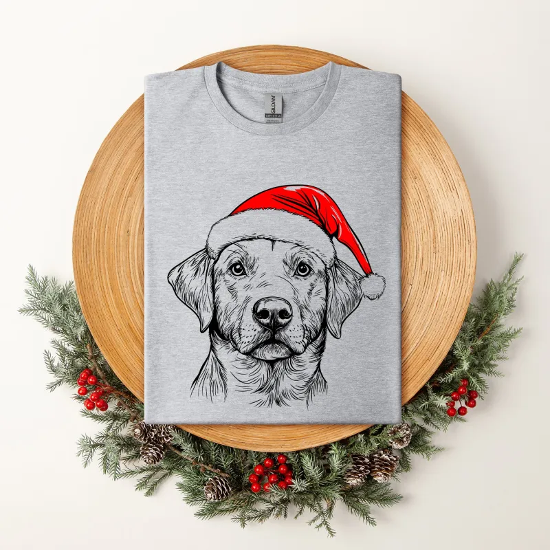 Labrador Retriever, Santa, Dog, Christmas, Dog Lover, Pet T-Shirt Comfort Colors T-Shirt sold by Refinery Number One