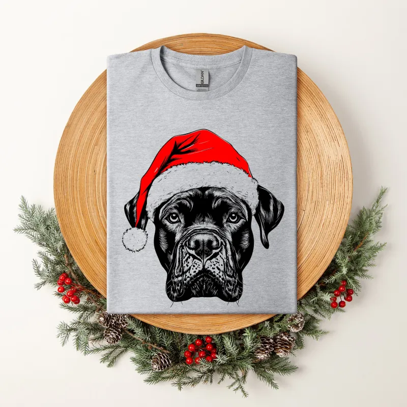 Cane Corso, Santa, Dog, Christmas, Dog Lover, Pet T-Shirt Comfort Colors T-Shirt sold by Refinery Number One