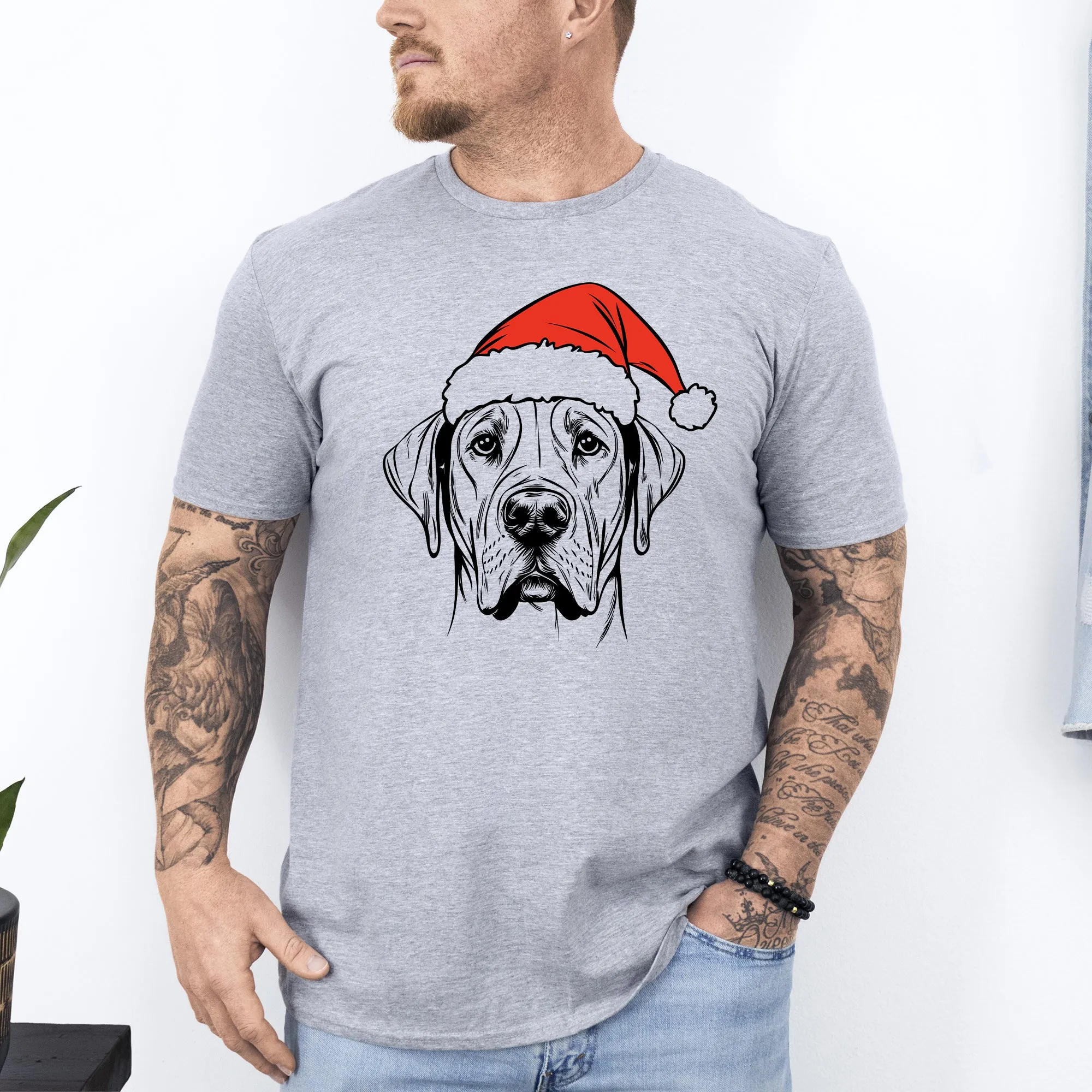 Great Dane, Santa, Dog, Christmas, Dog Lover, Pet T-Shirt Comfort Colors T-Shirt sold by Refinery Number One product image thumbnail 5