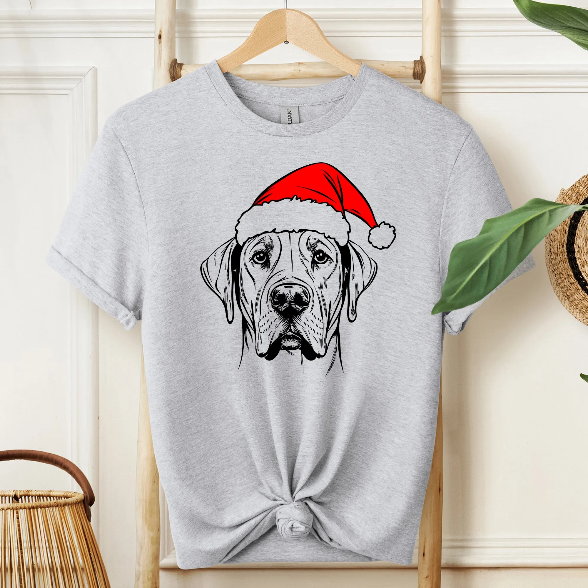 Great Dane, Santa, Dog, Christmas, Dog Lover, Pet T-Shirt Comfort Colors T-Shirt sold by Refinery Number One product image thumbnail 4