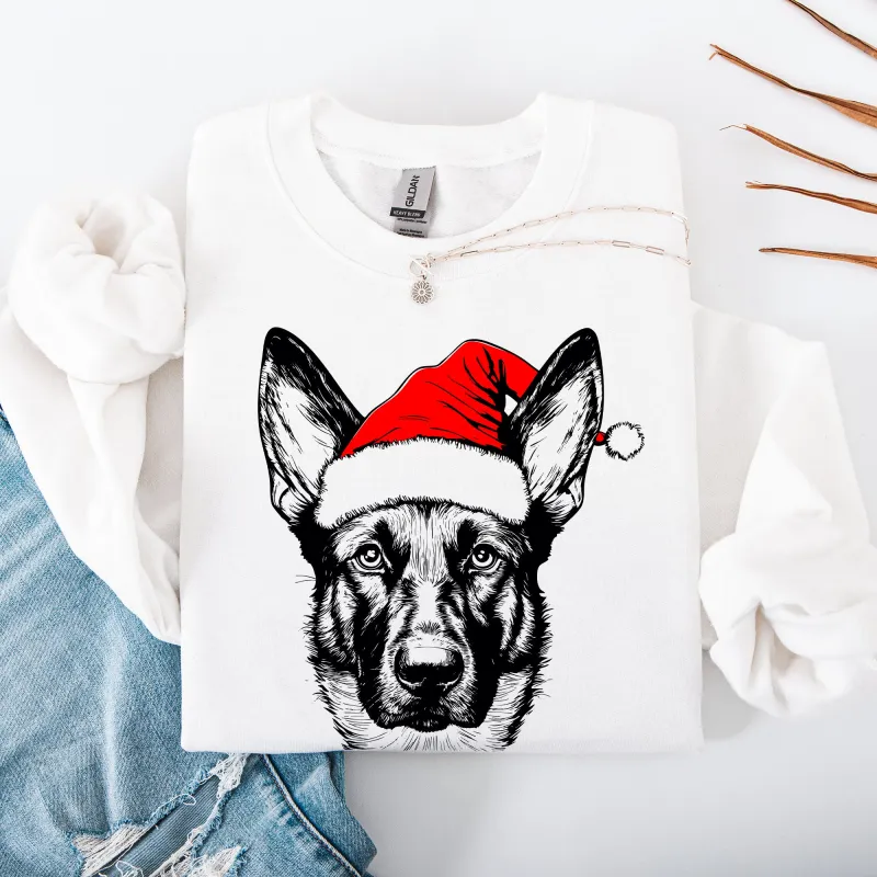 Belgian Malinois, Santa, Dog, Christmas, Dog Lover, Pet Sweatshirt sold by Refinery Number One