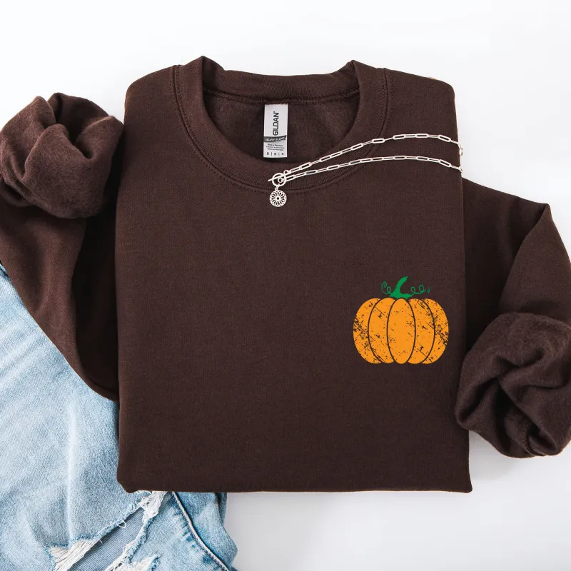 Pumpkin, Halloween, Fall, Autumn Pocket Sweatshirt sold by Refinery Number One
