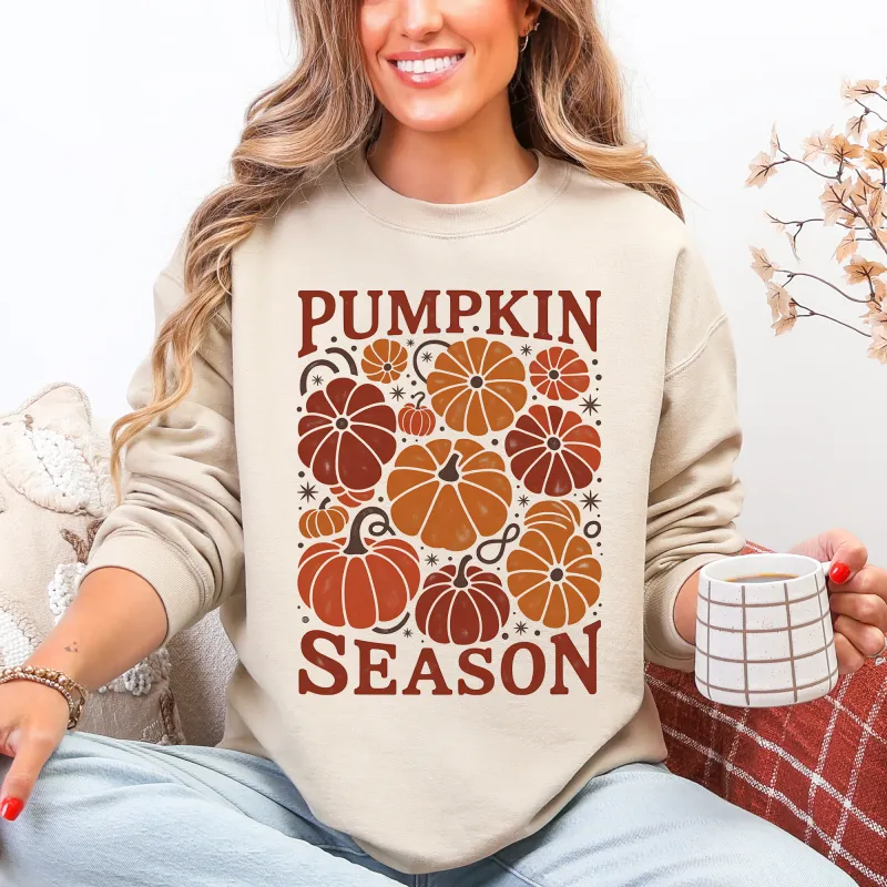 Pumpkin Season, Fall, Autumn Sweatshirt sold by Refinery Number One
