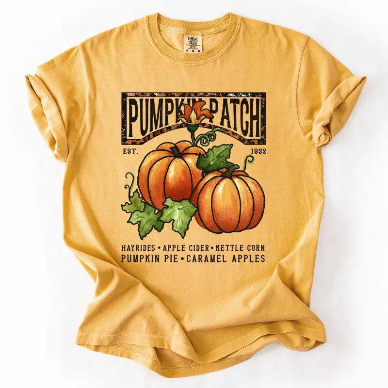 Pumpkin Patch, Autumn, Fall, Halloween, Comfort Colors T-Shirt sold by Refinery Number One