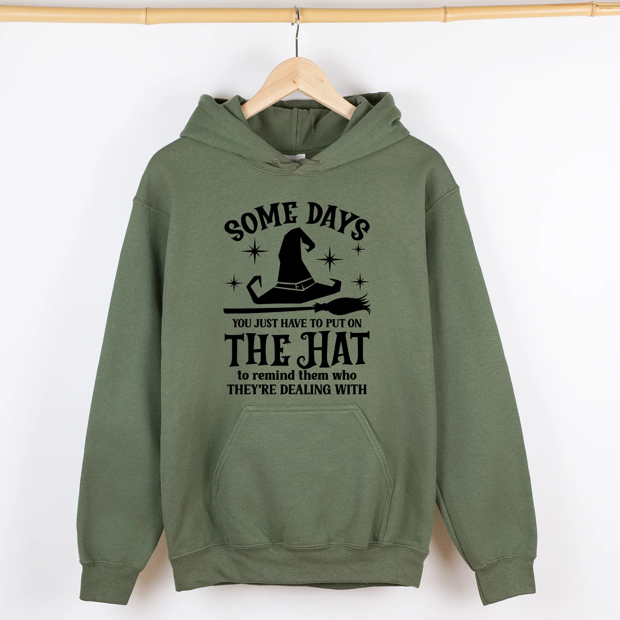 Season Of The Witch Retro Halloween Monster Artwork And Sassy Spooky Vibes Graphic Hoodie sold by Refinery Number One product image thumbnail 3