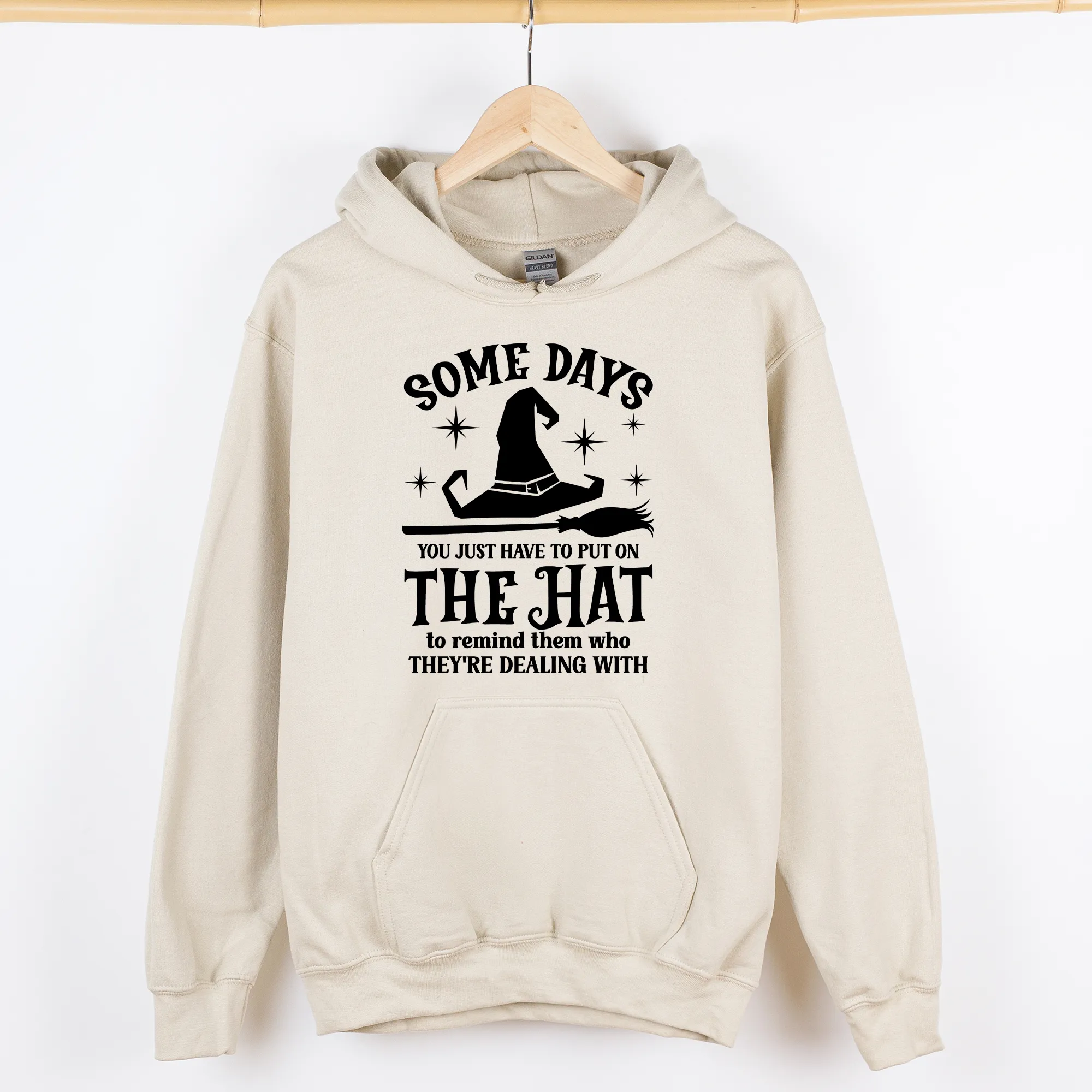 Season Of The Witch Retro Halloween Monster Artwork And Sassy Spooky Vibes Graphic Hoodie sold by Refinery Number One product image thumbnail 2