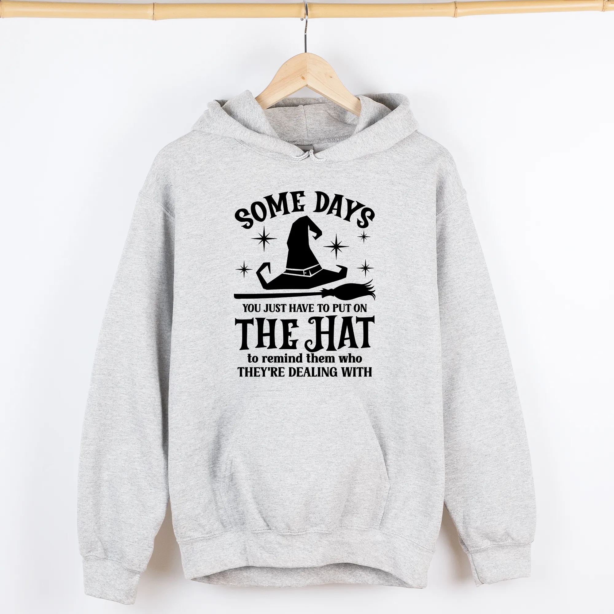 Season Of The Witch Retro Halloween Monster Artwork And Sassy Spooky Vibes Graphic Hoodie sold by Refinery Number One