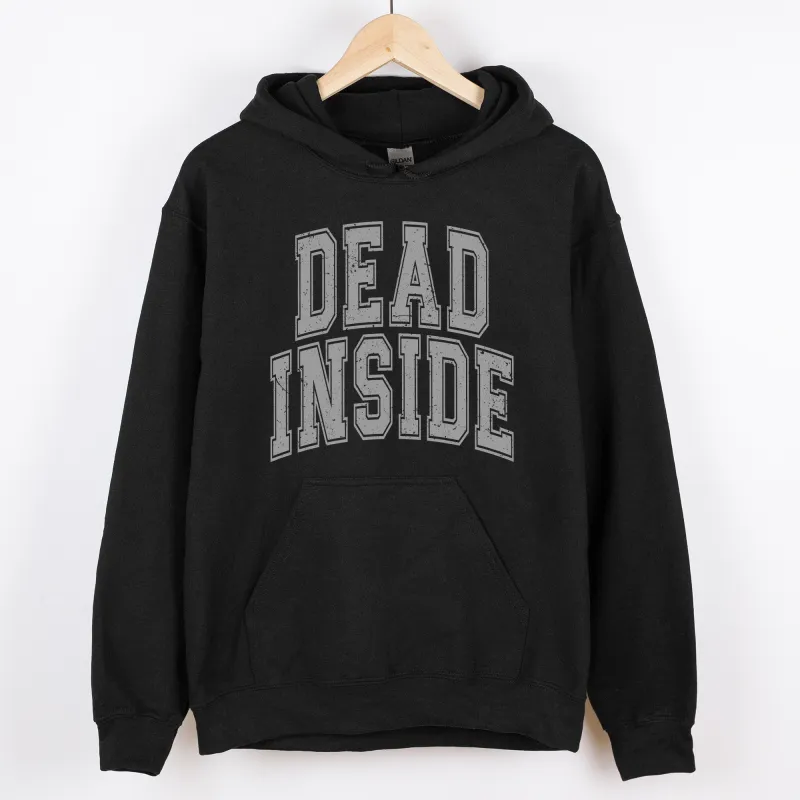 Dead Inside, Mood, Halloween, Vibes Hoodie, Hooded Sweatshirt sold by Refinery Number One