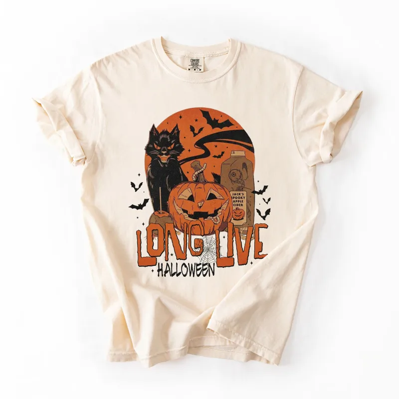 Long Live Halloween, Retro, Classic, Vintage, Comfort Colors T-Shirt sold by Refinery Number One