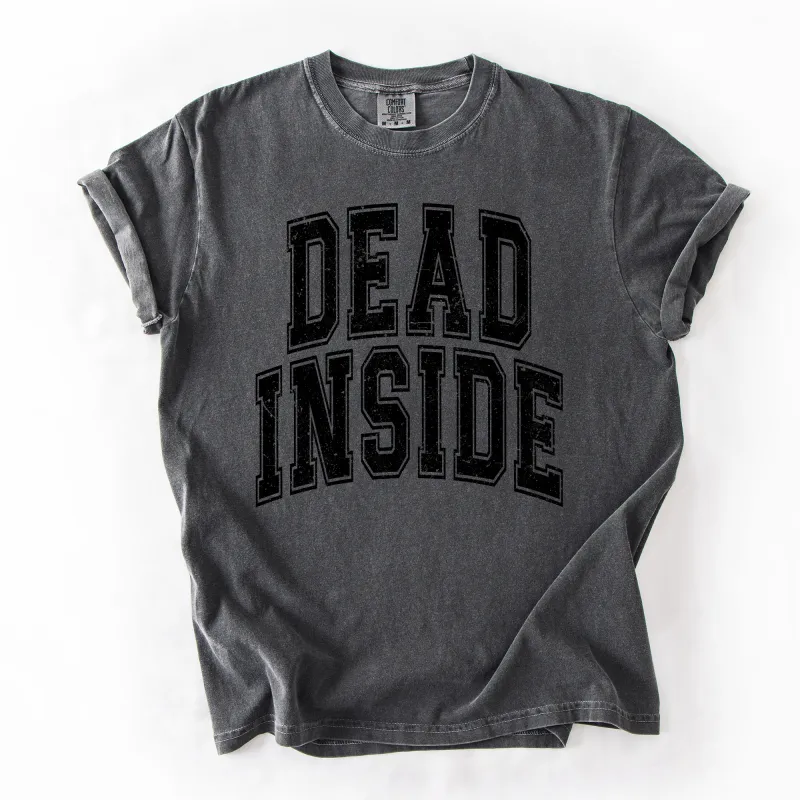 Dead Inside, Mood, Halloween, Vibes, Comfort Colors T-Shirt sold by Refinery Number One