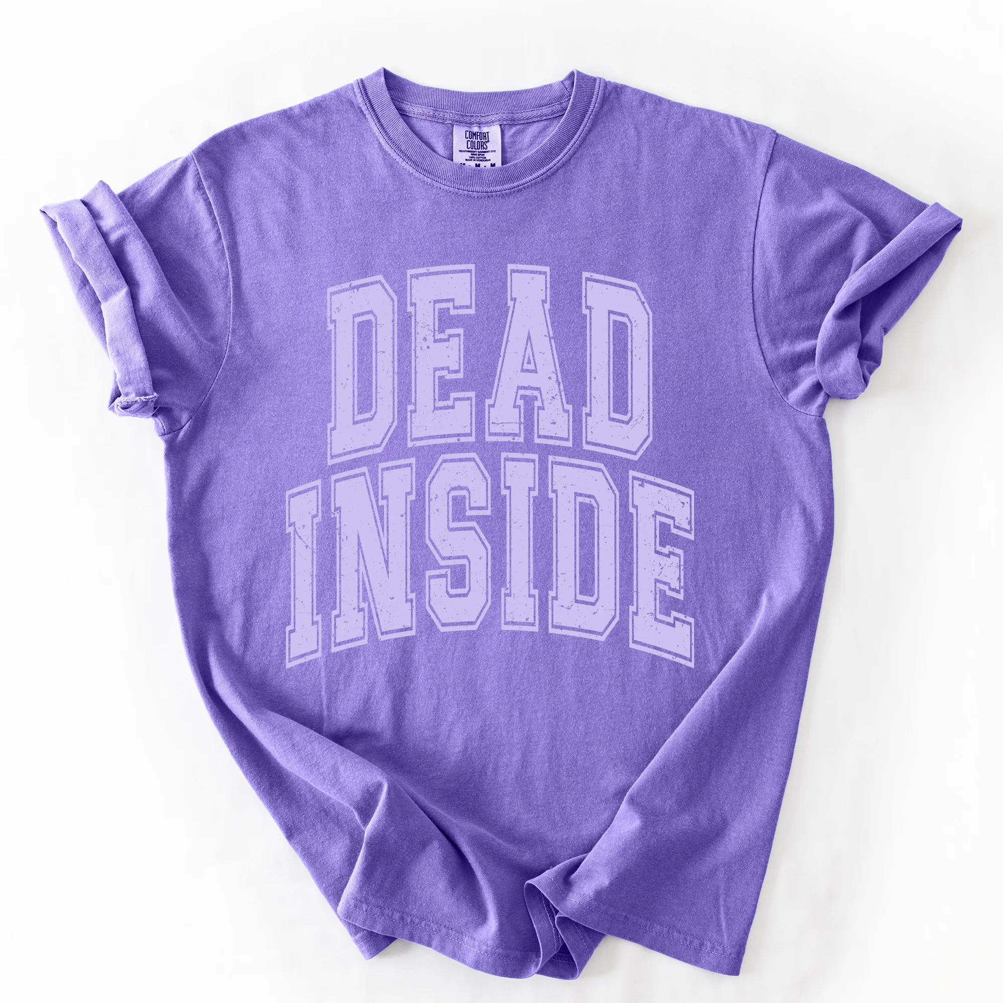 Dead Inside, Mood, Halloween, Vibes, Comfort Colors T-Shirt sold by Refinery Number One product image thumbnail 3