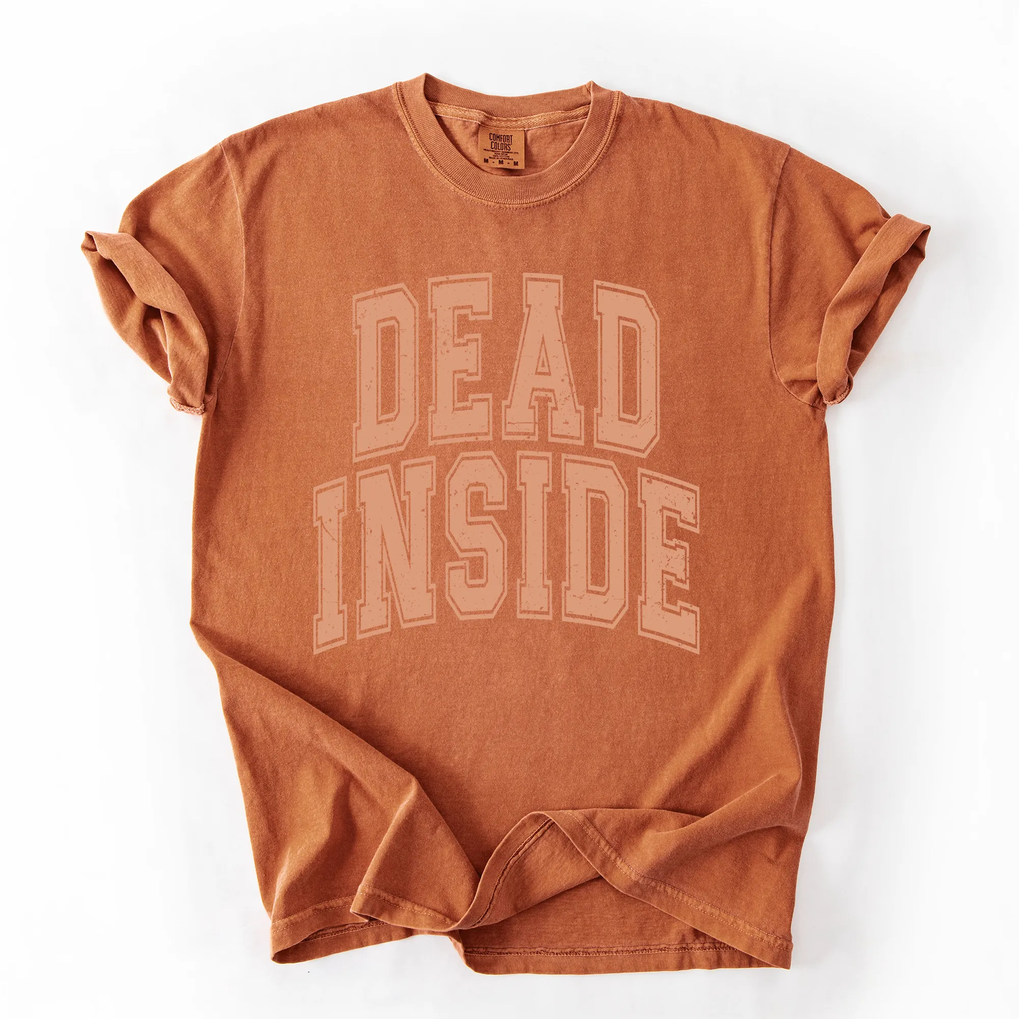 Dead Inside, Mood, Halloween, Vibes, Comfort Colors T-Shirt sold by Refinery Number One product image thumbnail 5