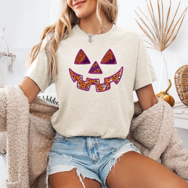 Colorful Jack-o-Lantern, Halloween, Retro, Vintage, Tshirt sold by Refinery Number One