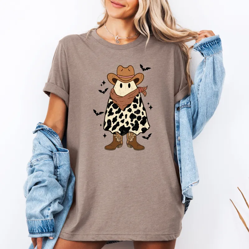 Halloween Ghost Cowboy, Western, Country, Tshirt made by Refinery Number One
