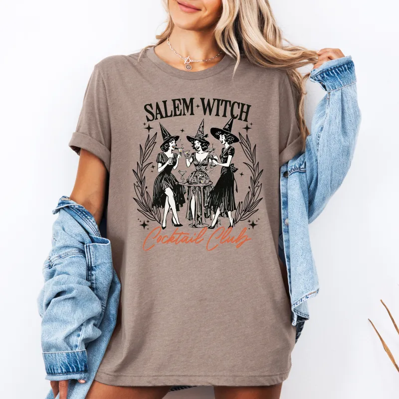 Salem Witch, Cocktail Club, Halloween, Spooky, Tshirt sold by Refinery Number One