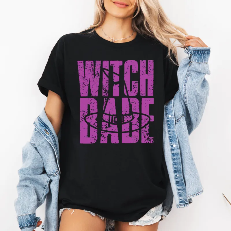 Witch Babe, Halloween, Mood, Vibes, Tshirt sold by Refinery Number One