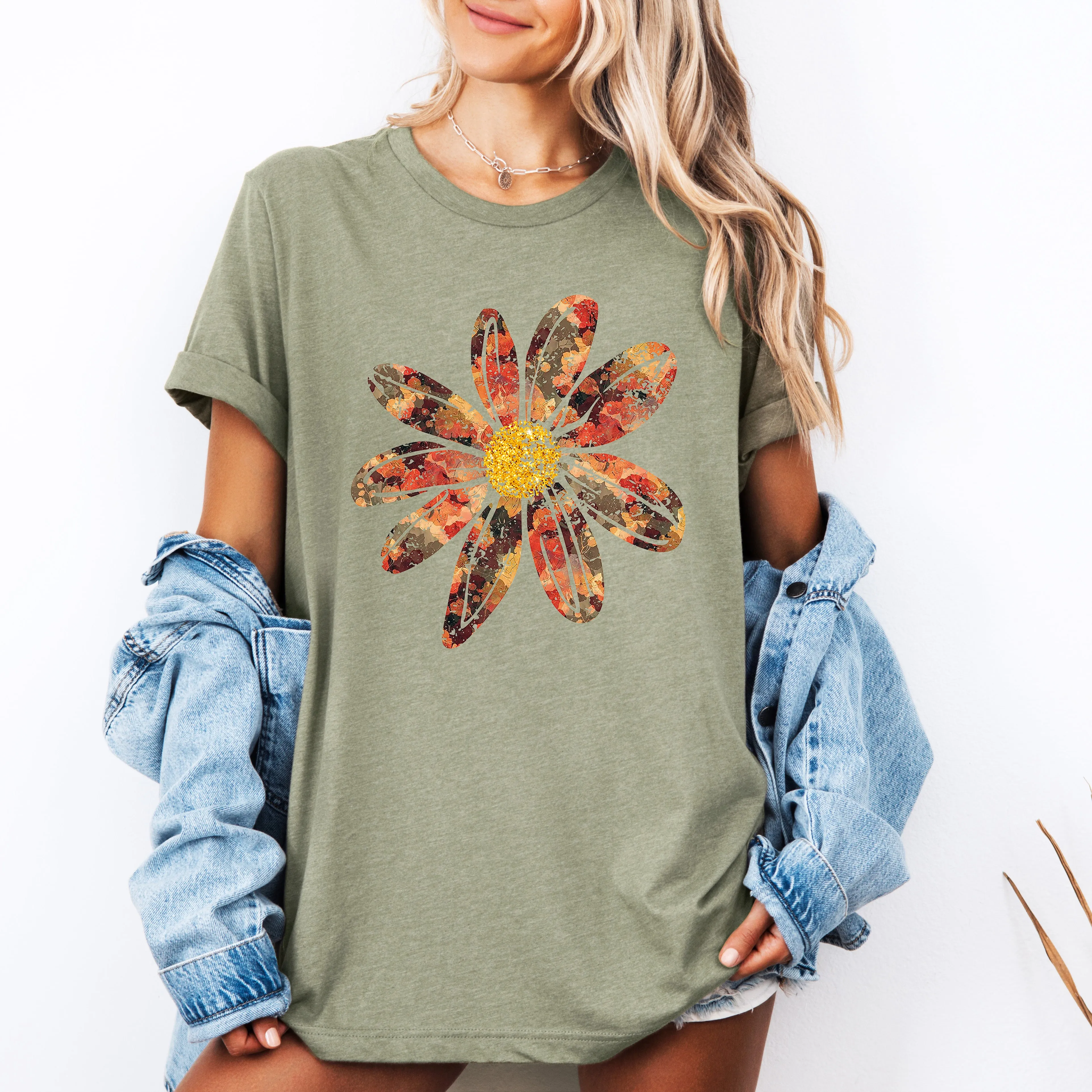 Autumn Flower, Beautiful Fall Floral, Tshirt sold by Refinery Number One